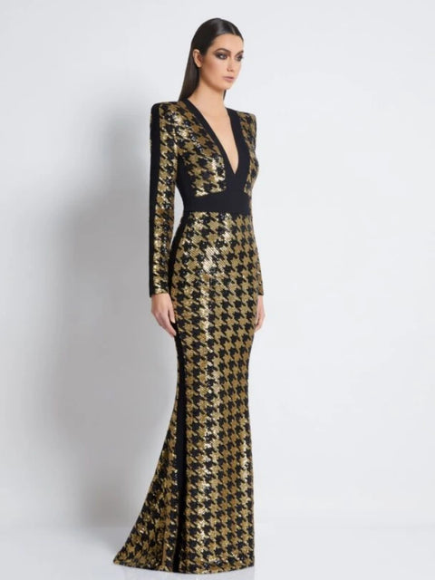 Gold Sequin dress