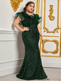 Emerald Green Sequin Dress 