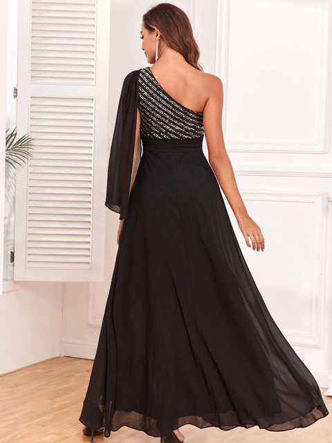  Black Sequin Dress