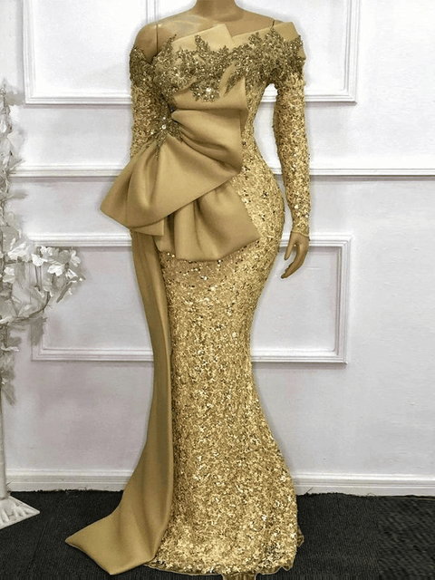 Gold Sequin Dress Mother Of The Bride