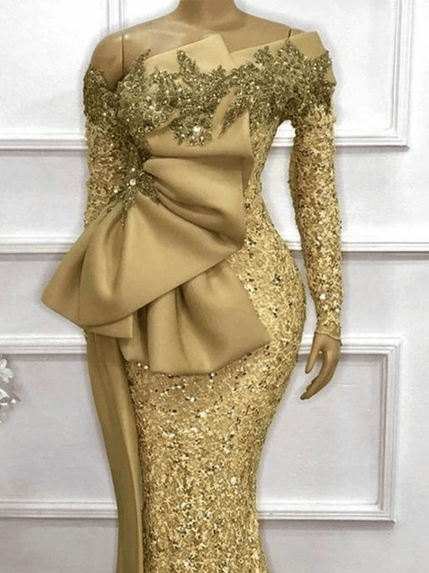 Gold Sequin Dress Mother Of The Bride
