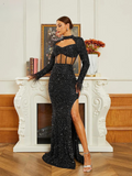 Black Sequin  Dress
