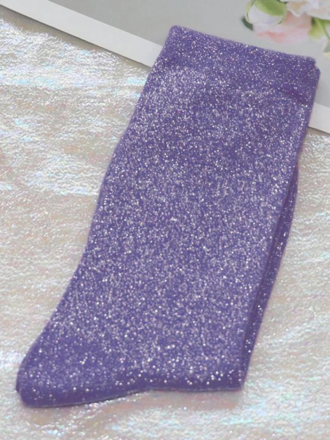 Sequin Socks Lavender