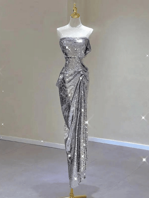  Silver Sequin dress