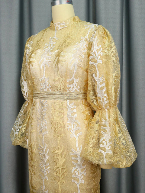  Gold  Sequin dress