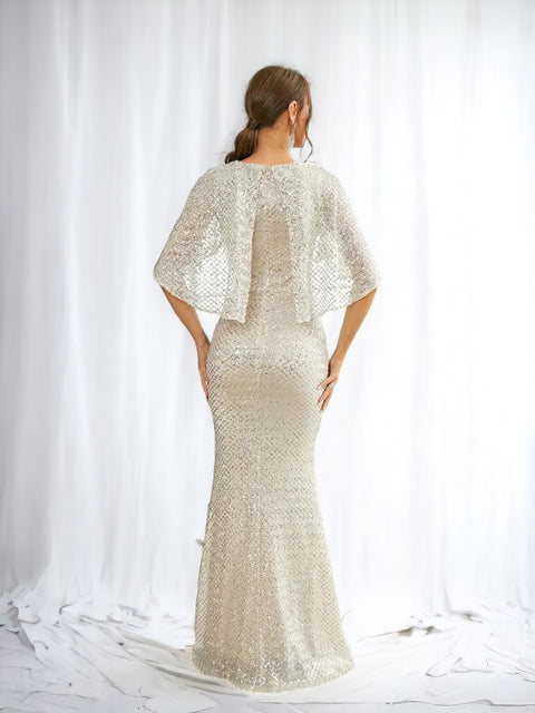 Silver Sequin   Dress